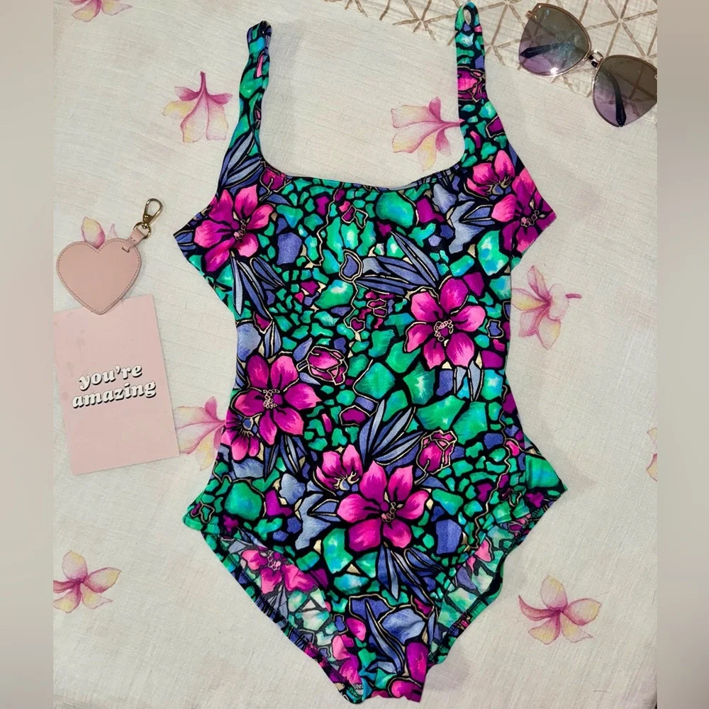 Jantzen Vintage One Piece Swimsuit 🌸✨🌺 - Picture 8 of 8